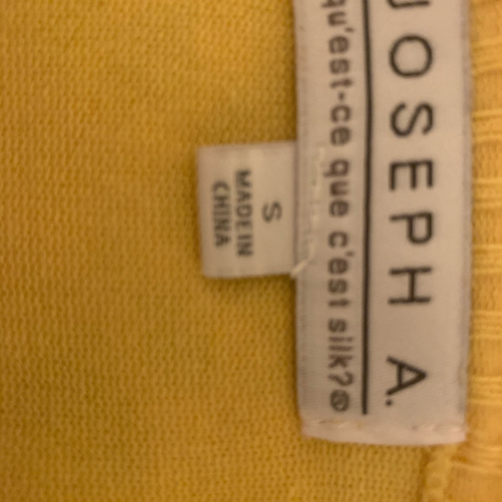 Cardigan yellow two piece sweater set, Size S - Picture 5 of 6